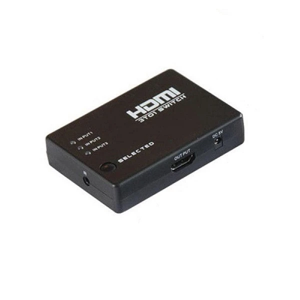 1 هاب سوئیچ 3 پورت HDMI با ریموت مدل 4K - تصویر 1